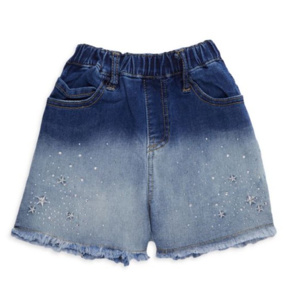 NWT Little Girl's Star Studded Denim Shorts